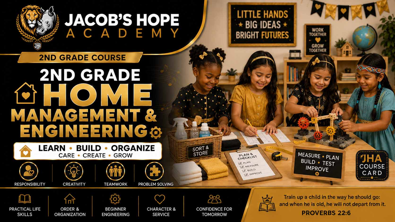 JHA | 2nd Grade | Home Management & Engineering