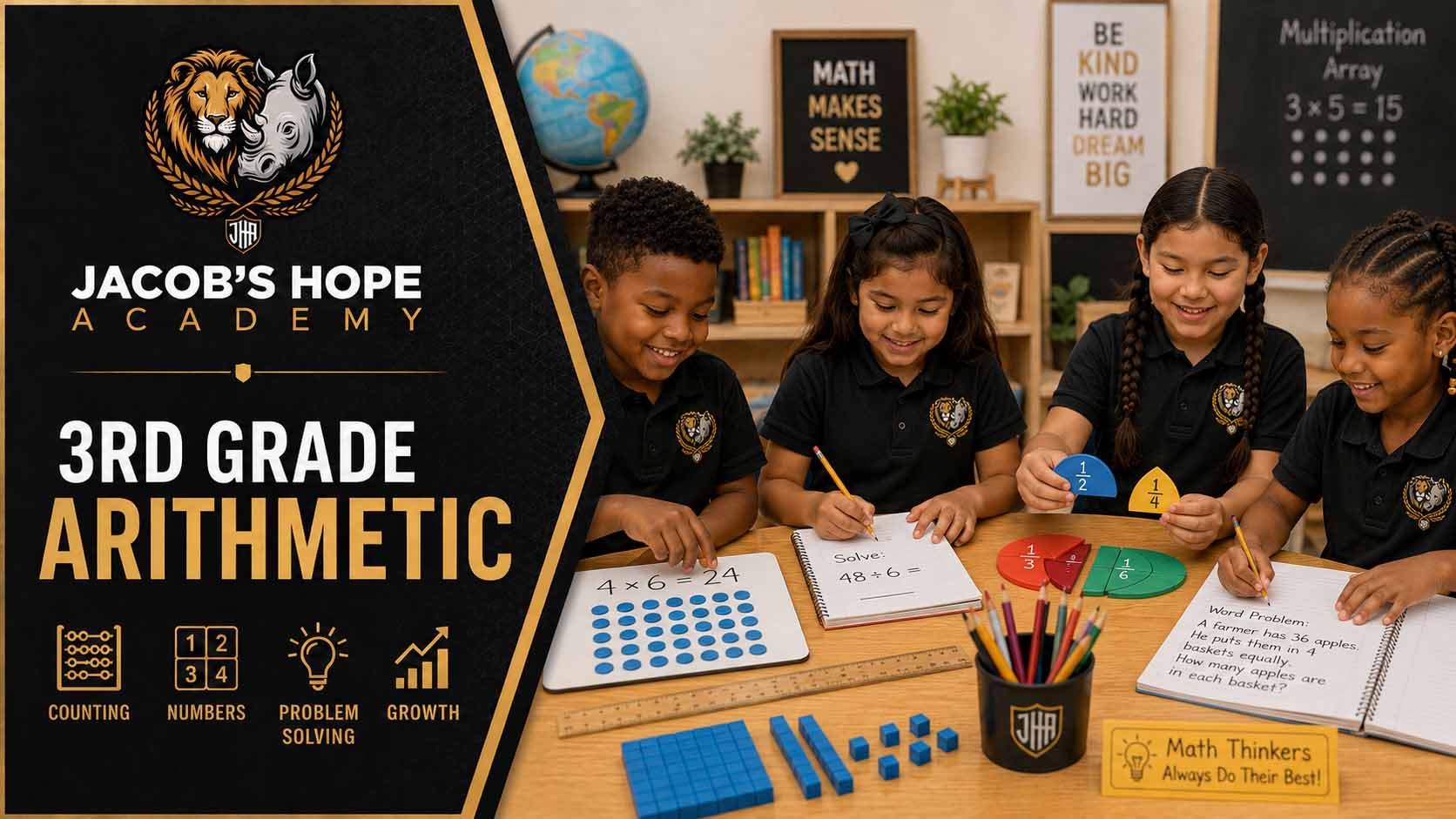 JHA | 3rd Grade | Arithmetic