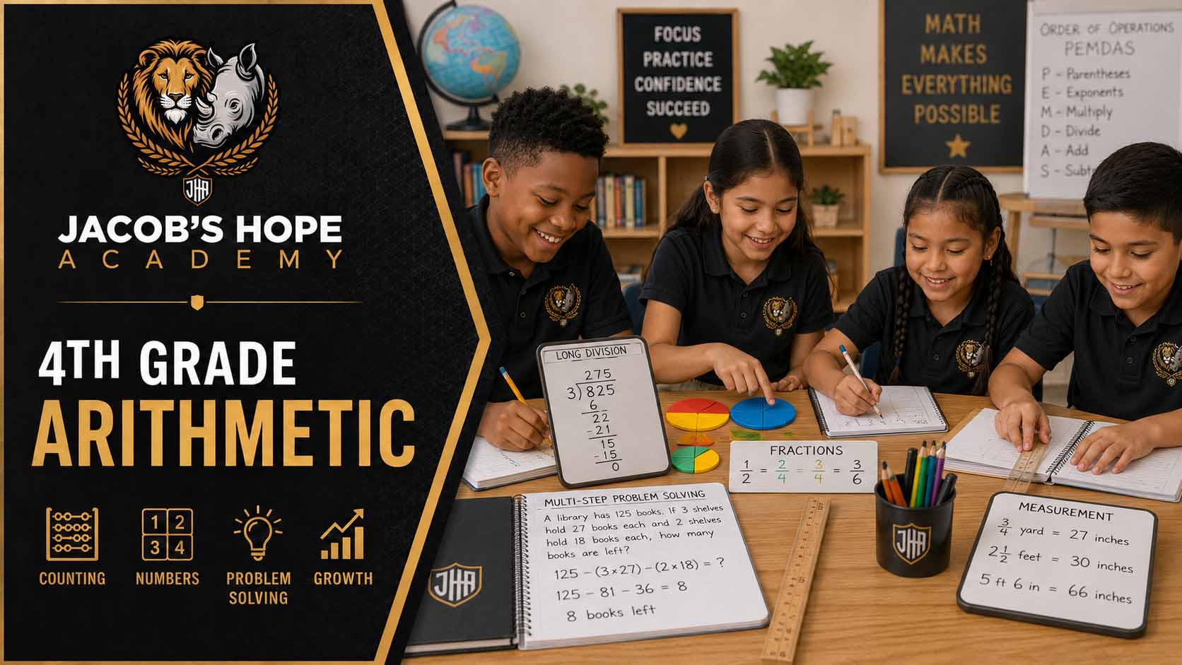 JHA | 4th Grade | Arithmetic