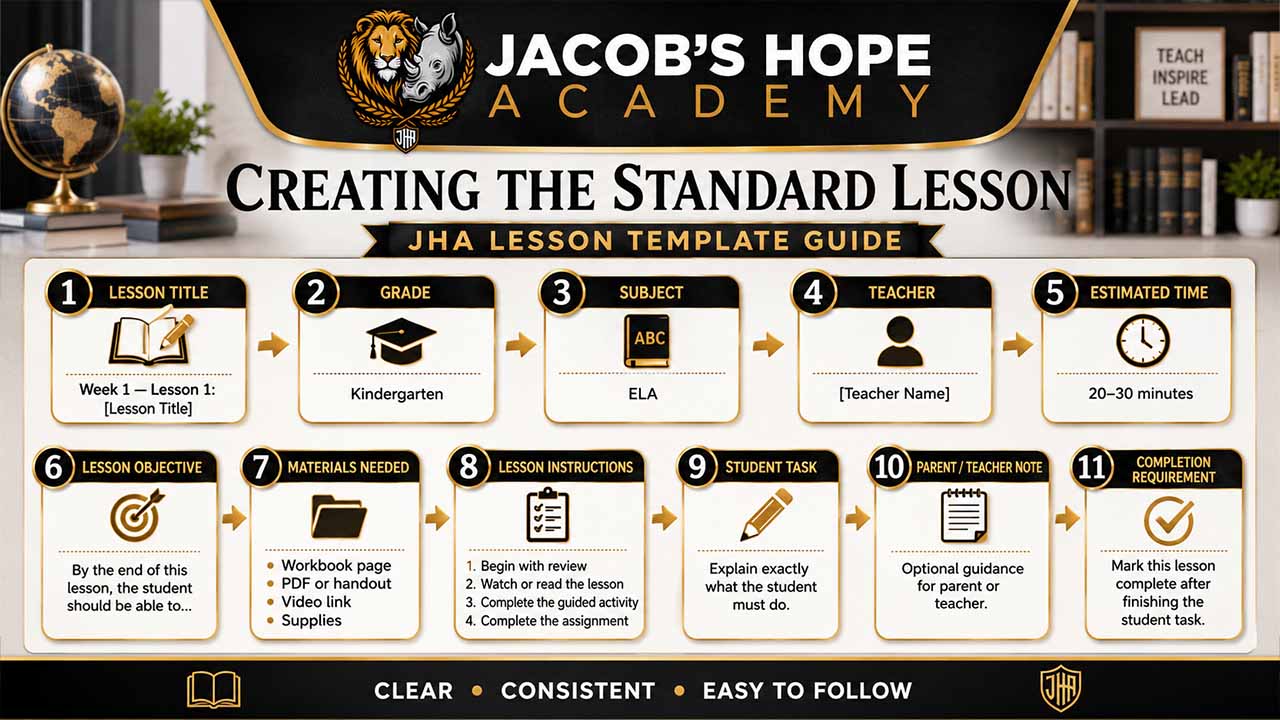 Creating The Standard Lesson
