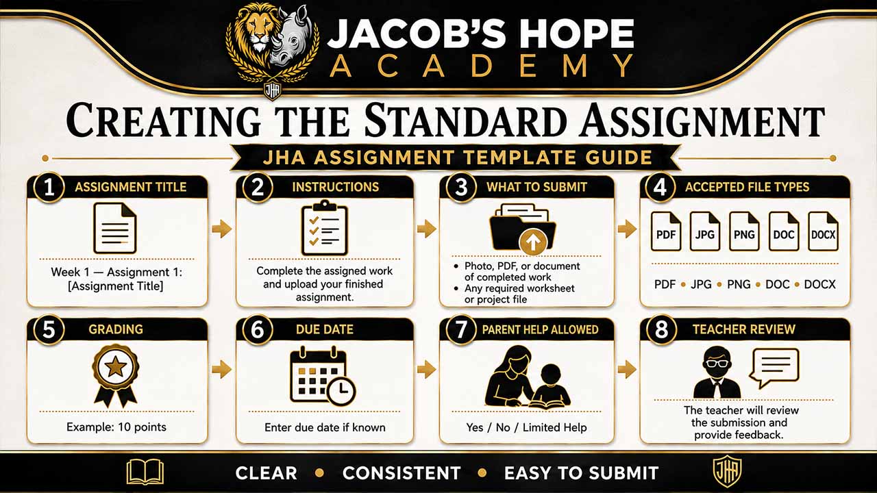 Creating the Standard Assignment