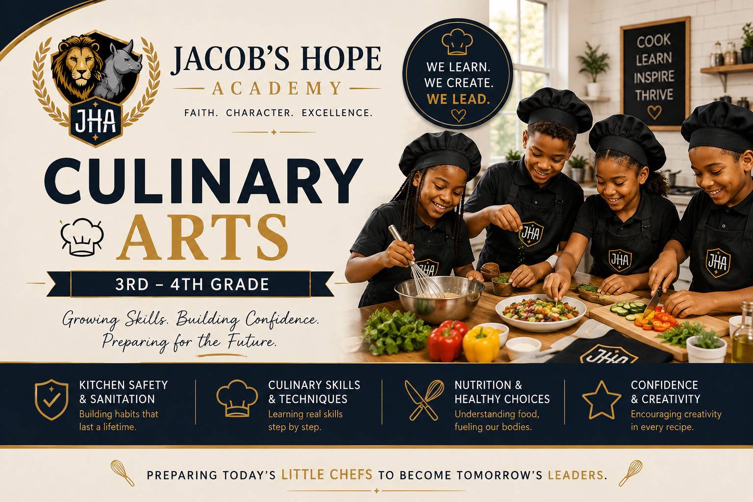 JHA | 3-4th Grade | Culinary Arts