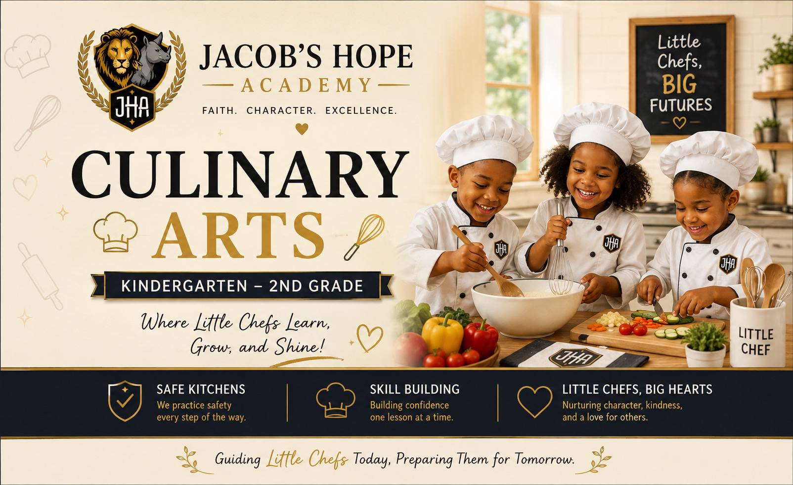 JHA| K-2 Grade| Culinary Arts